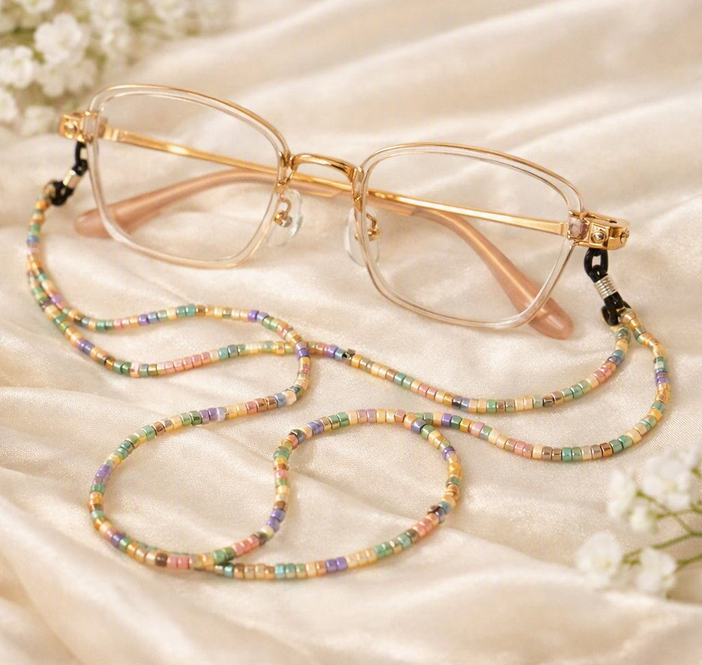 Chaîne à lunettes Jardin Pastel