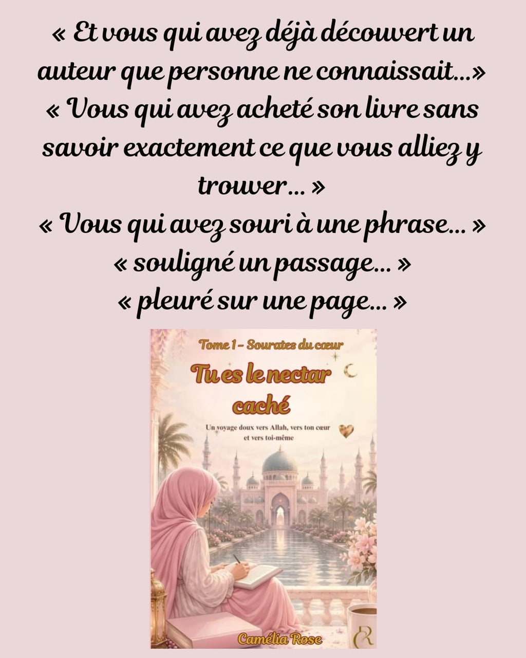 Tu es le nectar caché