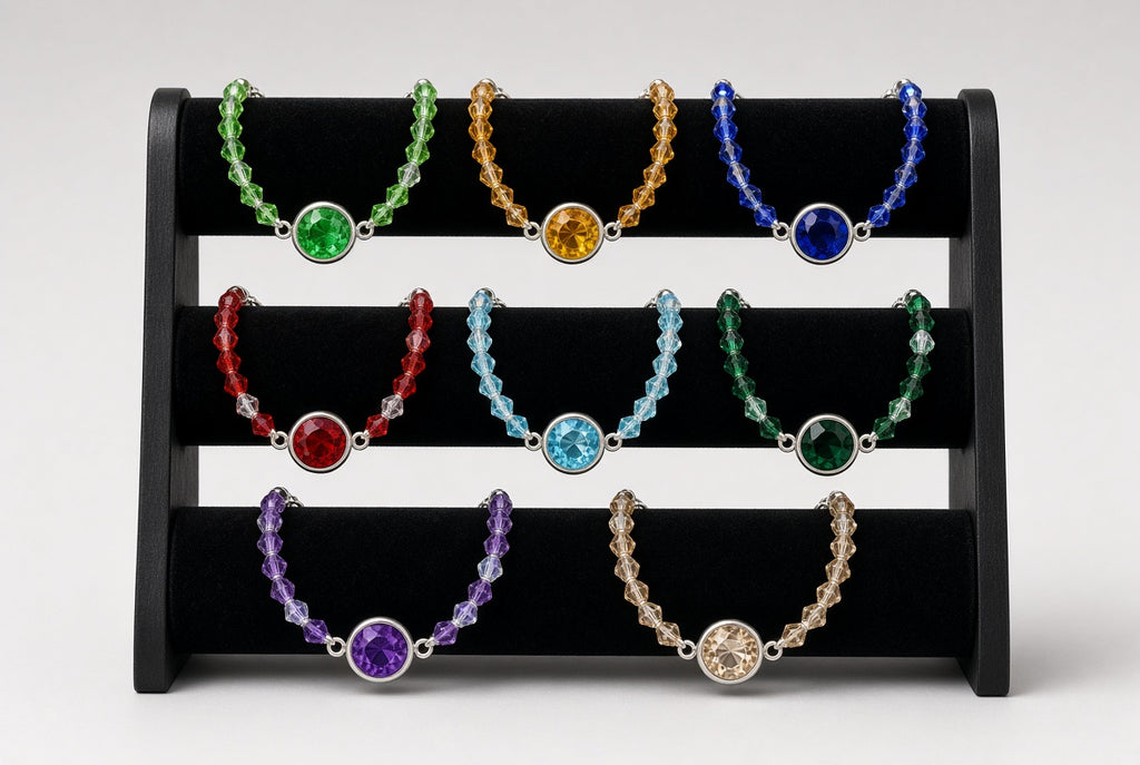 Éclat de joyaux – Parure collier et bracelet artisanale